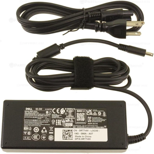 Dell 90W Laptop Charger - 4.5mm Tip